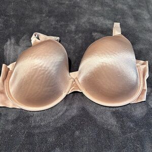 Elegant Satin Bra in Nude